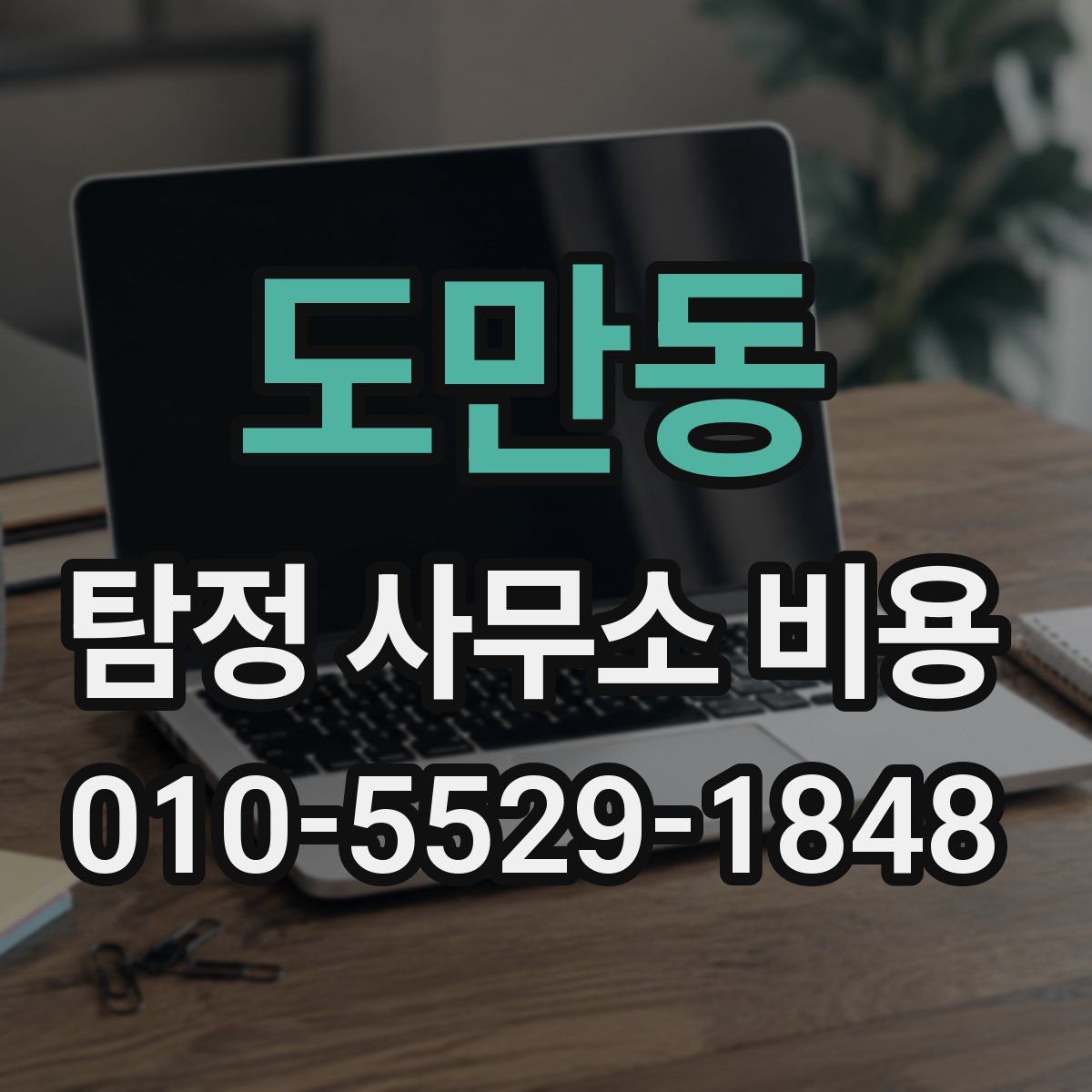 도만동 탐정 사무소 비용