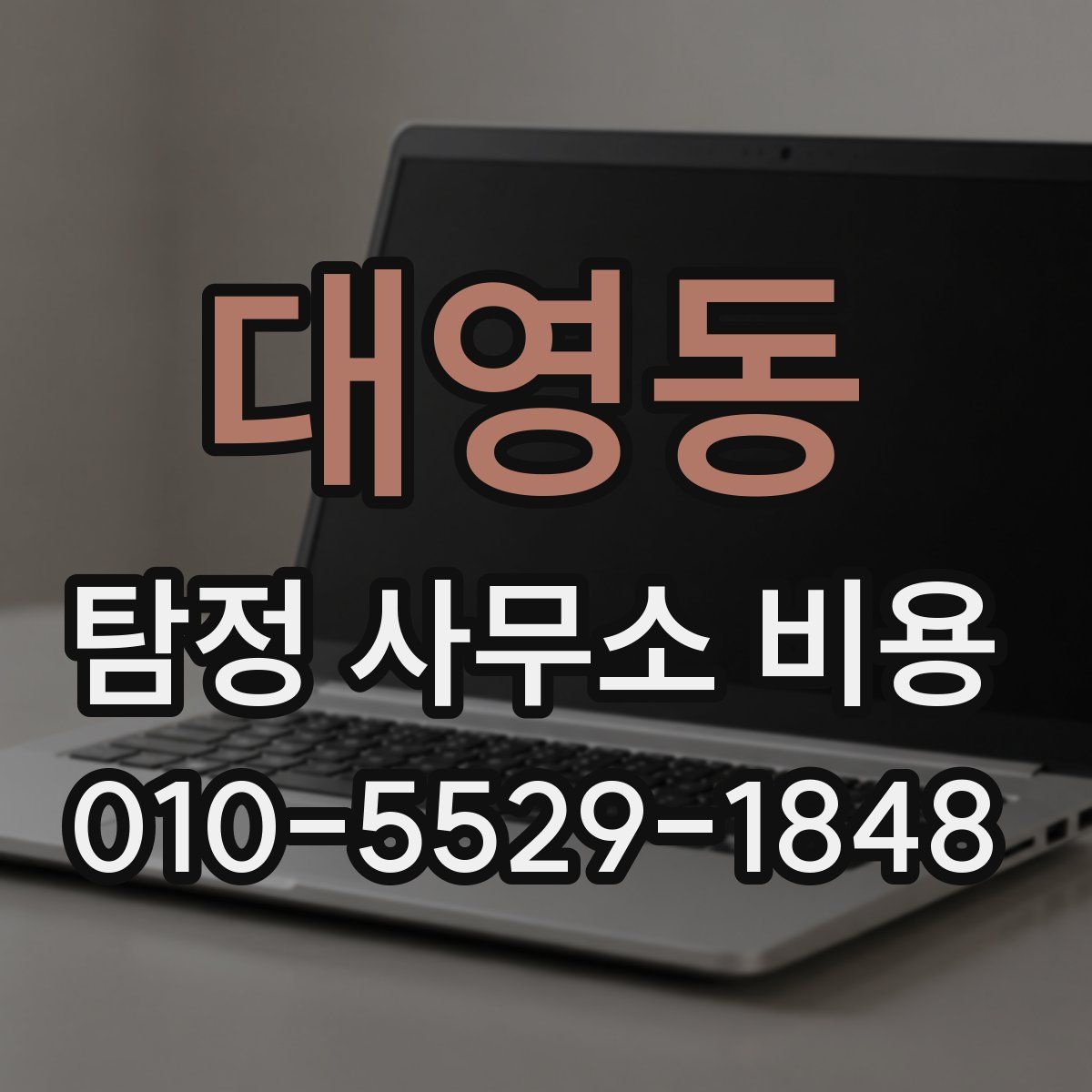 대영동 탐정 사무소 비용