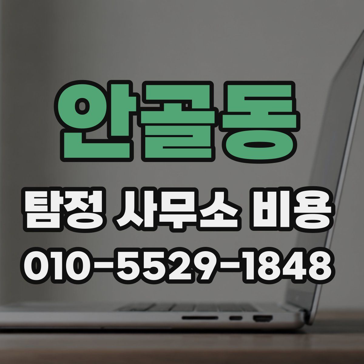안골동 탐정 사무소 비용