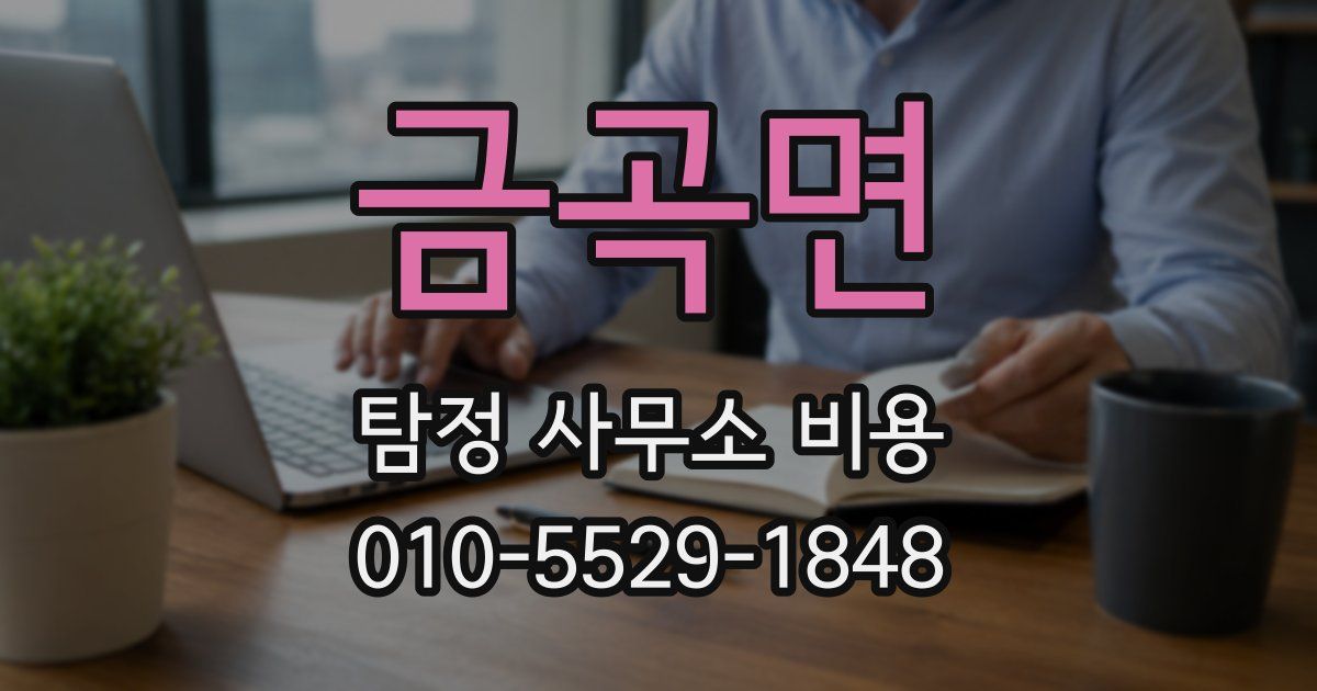 금곡면 탐정 사무소 비용