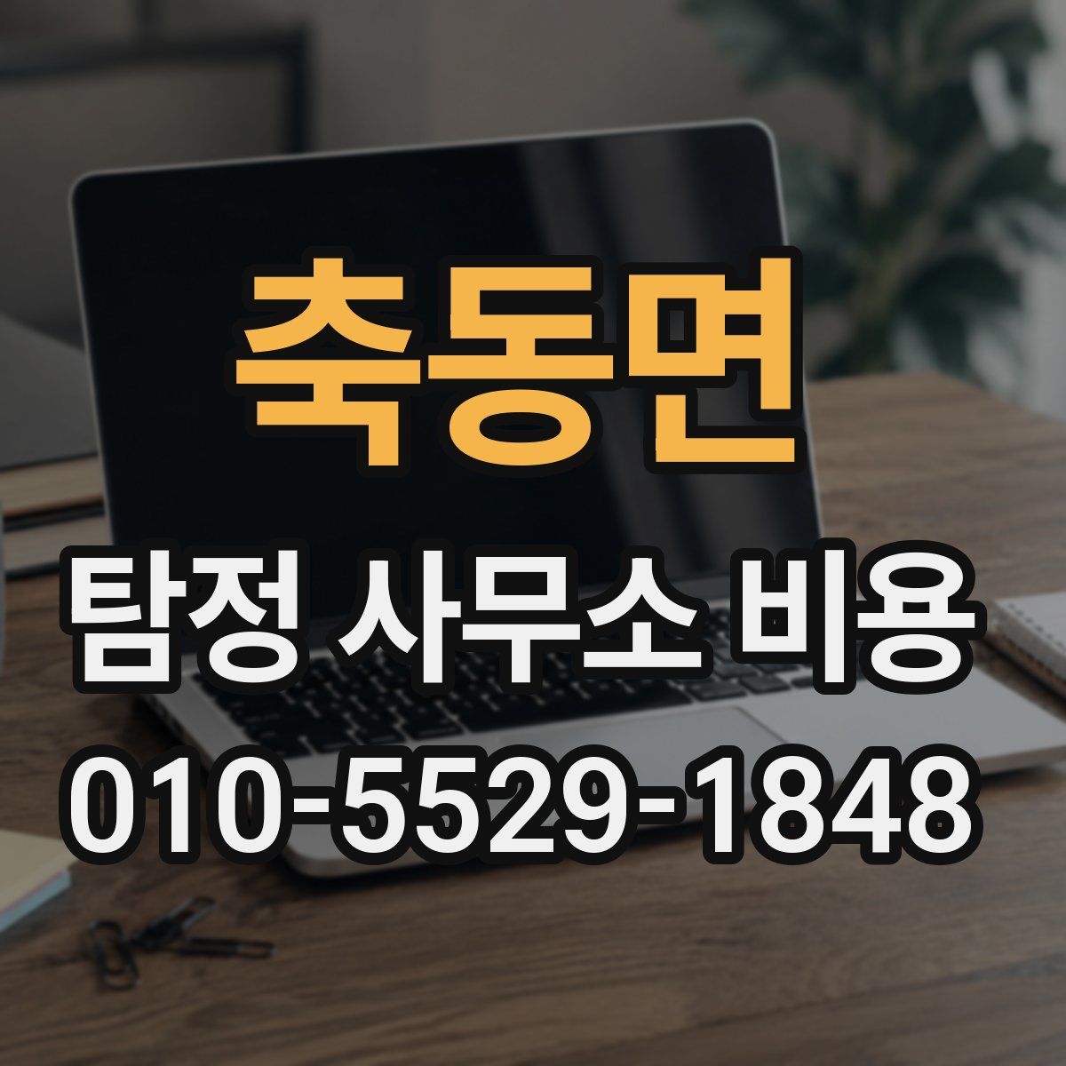 축동면 탐정 사무소 비용
