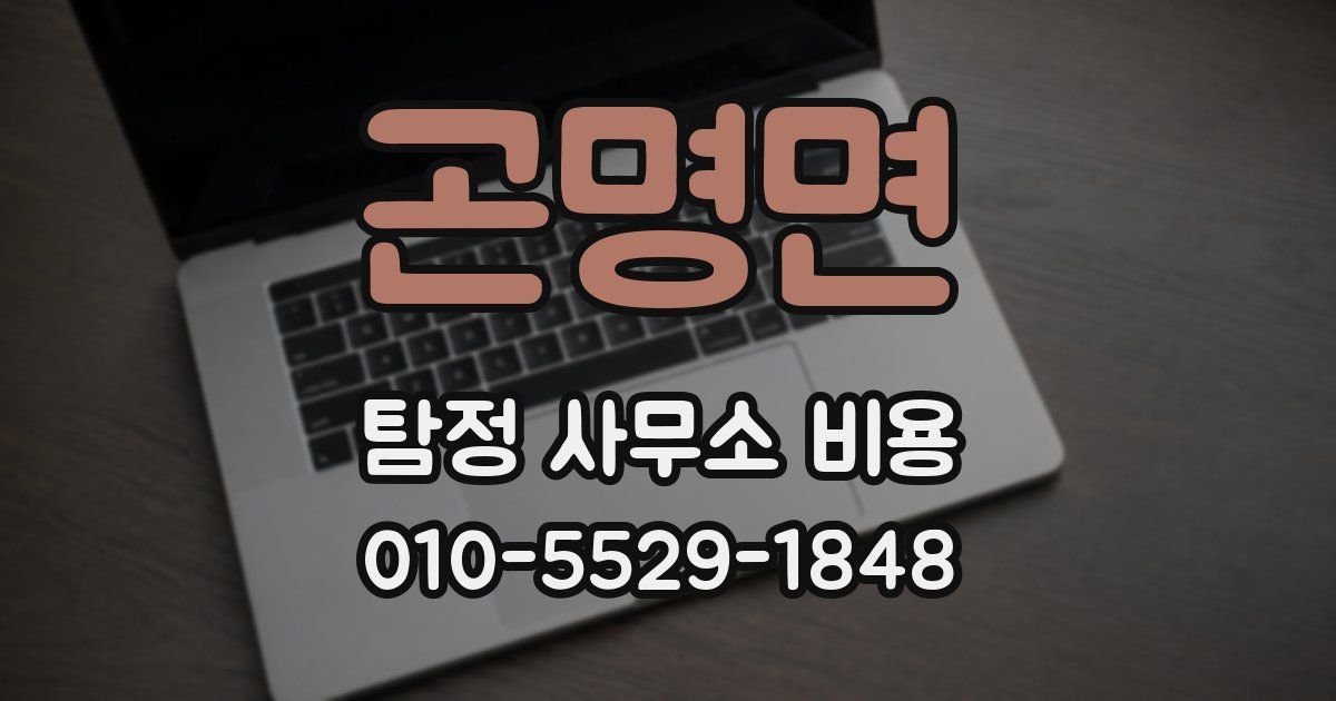 곤명면 탐정 사무소 비용