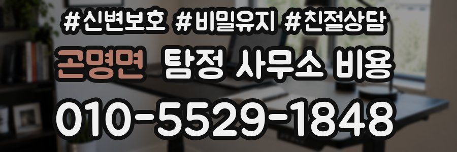 곤명면 탐정 사무소 비용