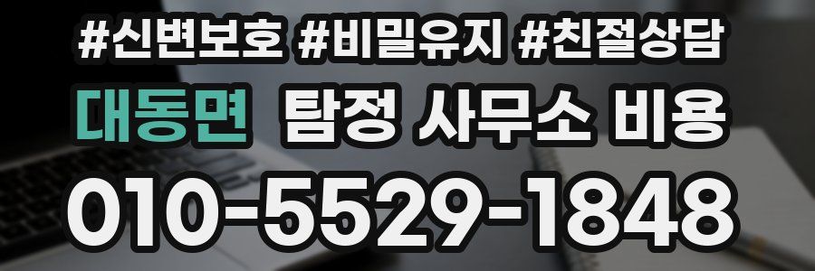 대동면 탐정 사무소 비용