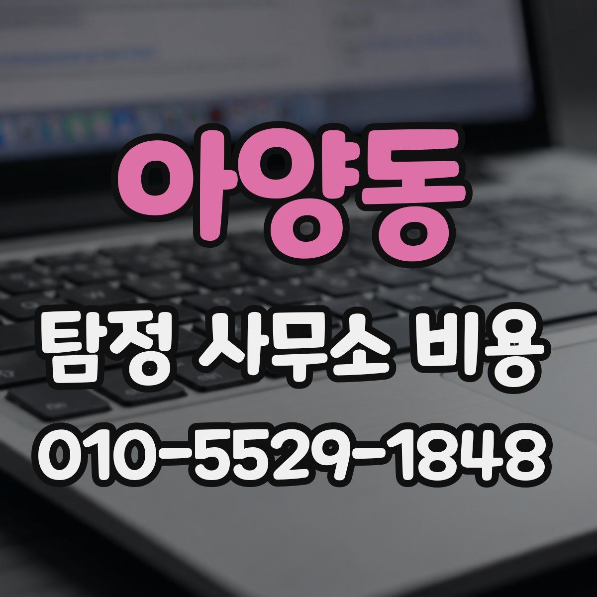 아양동 탐정 사무소 비용