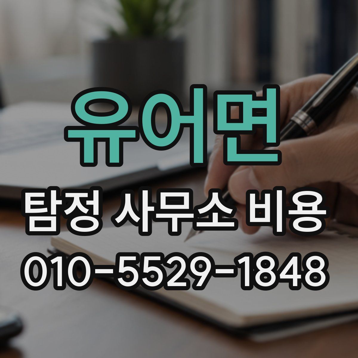 유어면 탐정 사무소 비용