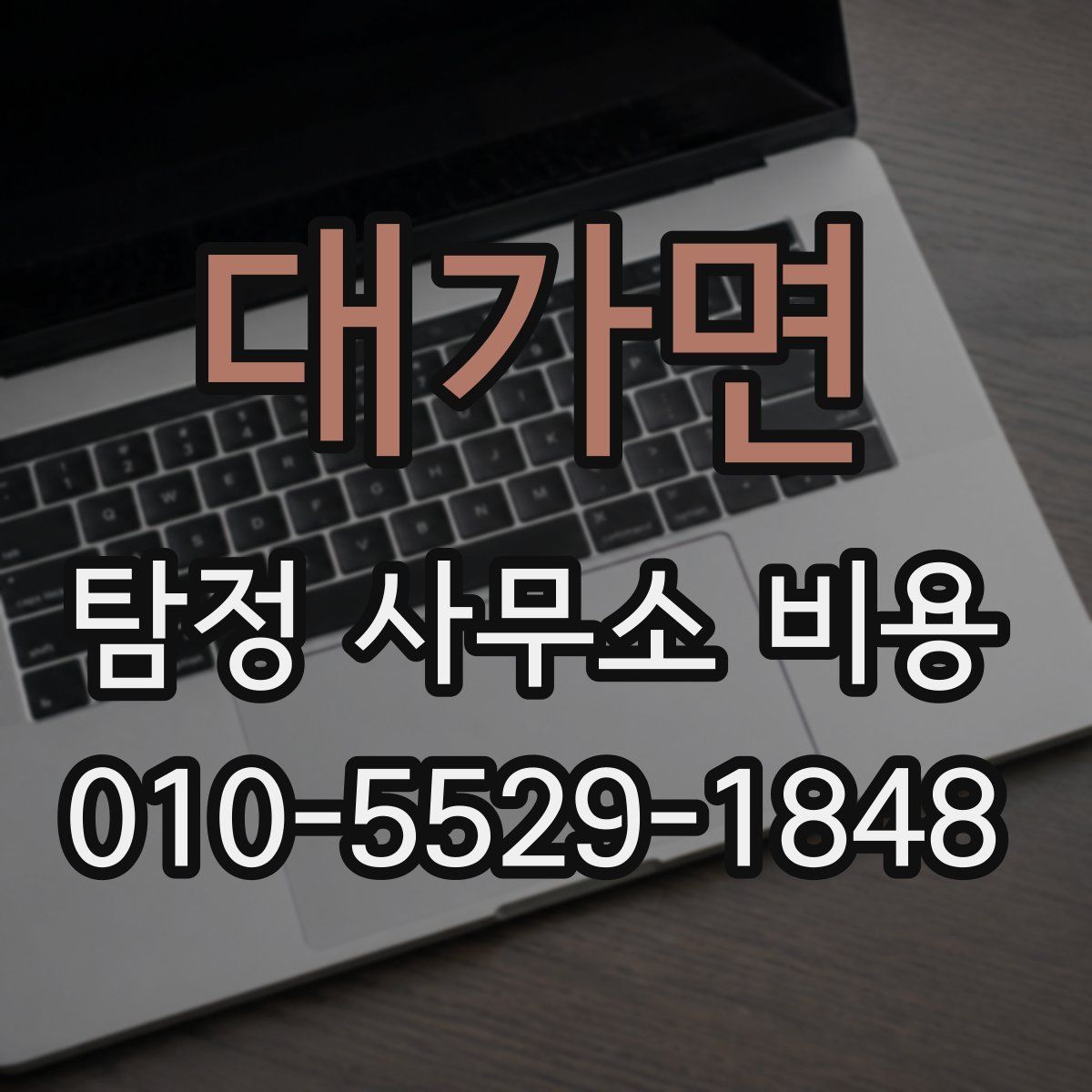 대가면 탐정 사무소 비용