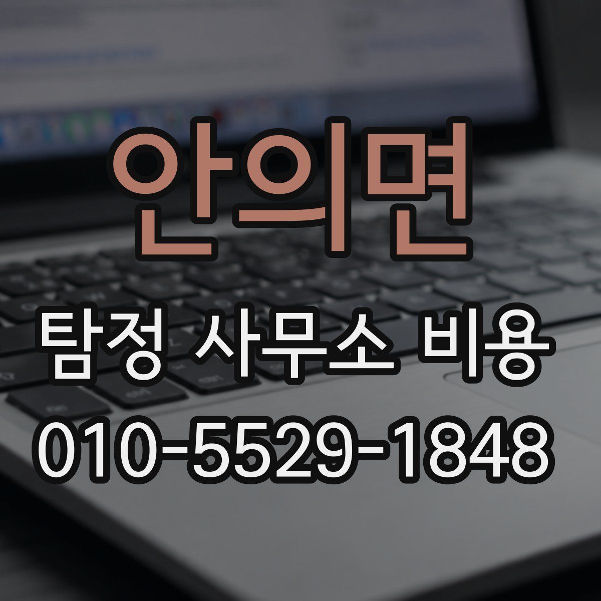 안의면 탐정 사무소 비용