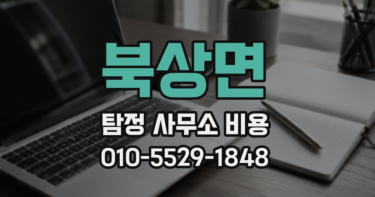 북상면 탐정 사무소 비용