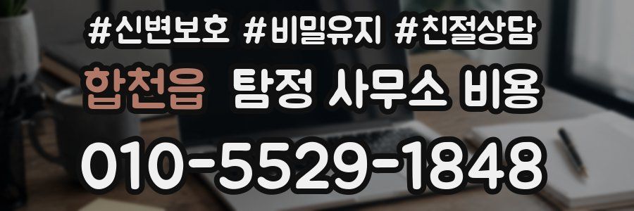 합천읍 탐정 사무소 비용