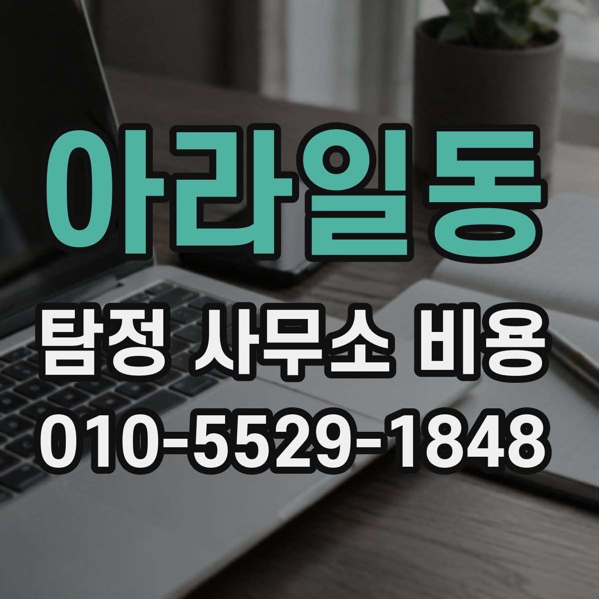 아라일동 탐정 사무소 비용