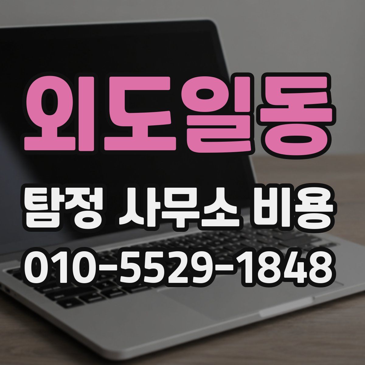 외도일동 탐정 사무소 비용