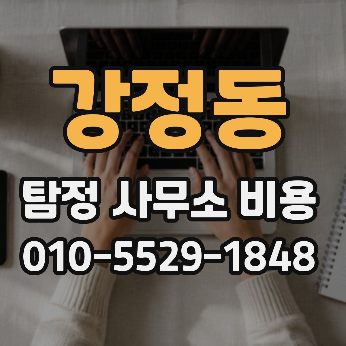 강정동 탐정 사무소 비용