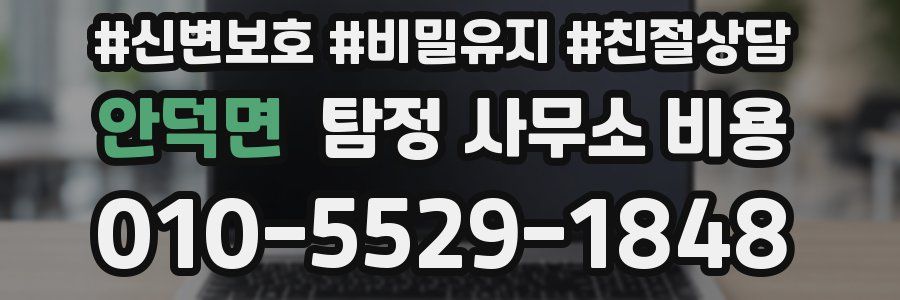 안덕면 탐정 사무소 비용