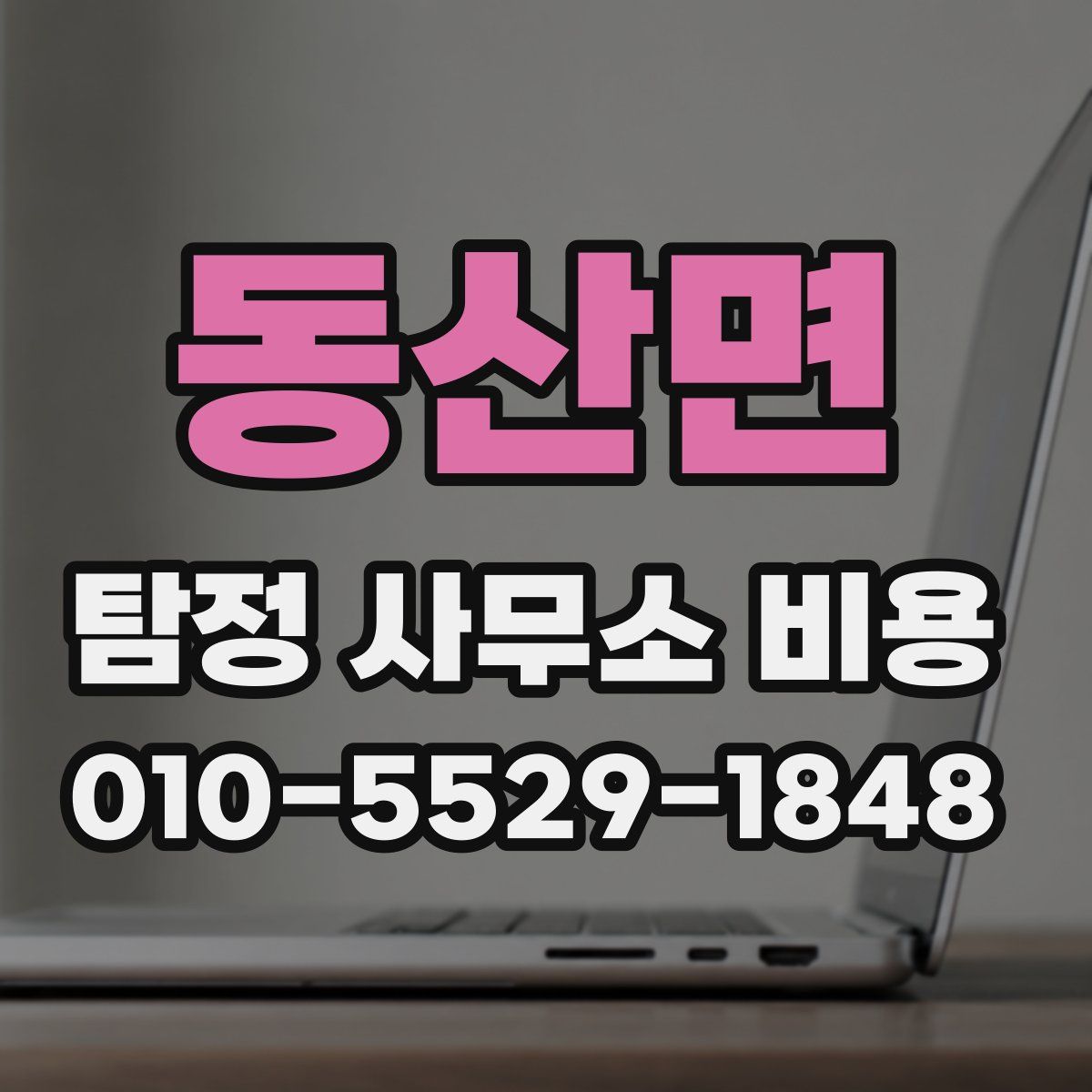 동산면 탐정 사무소 비용
