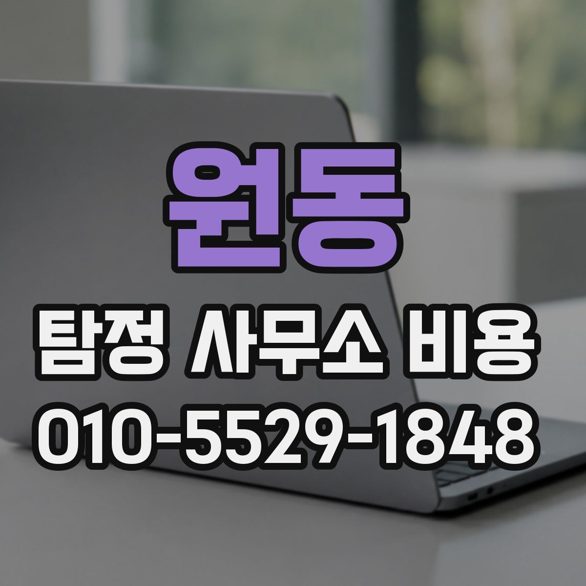 원동 탐정 사무소 비용