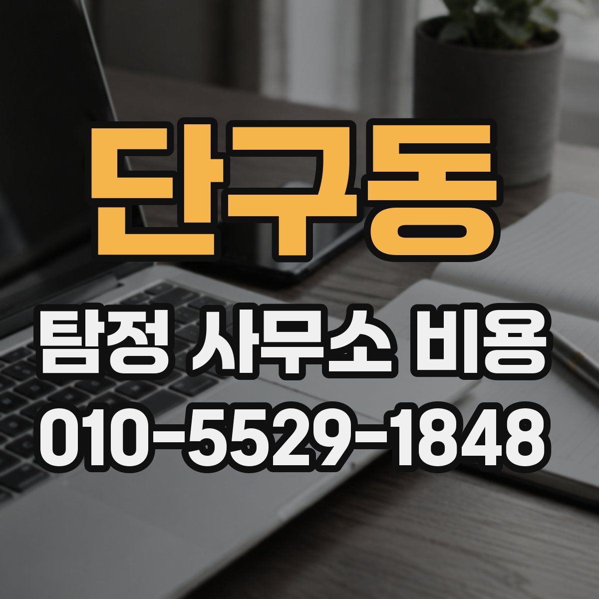 단구동 탐정 사무소 비용