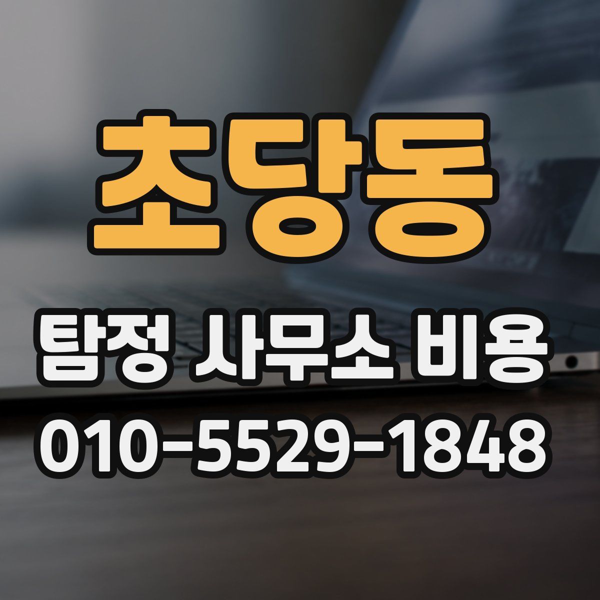 초당동 탐정 사무소 비용