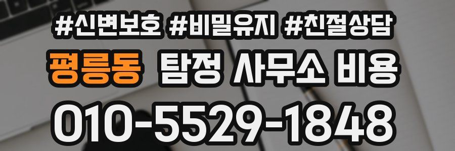 평릉동 탐정 사무소 비용