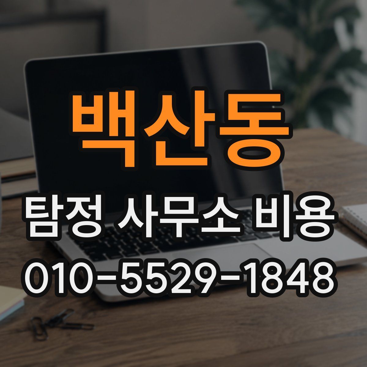 백산동 탐정 사무소 비용