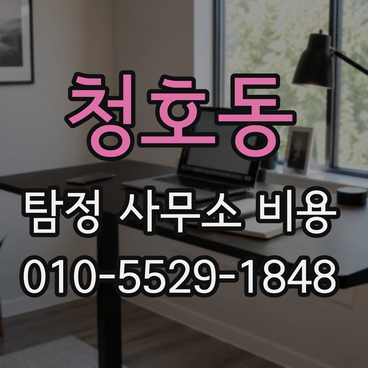 청호동 탐정 사무소 비용