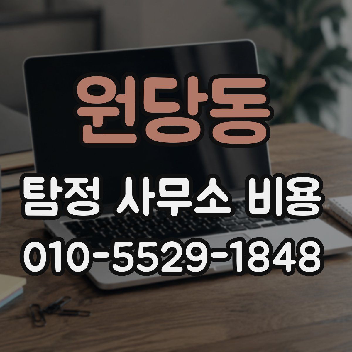 원당동 탐정 사무소 비용