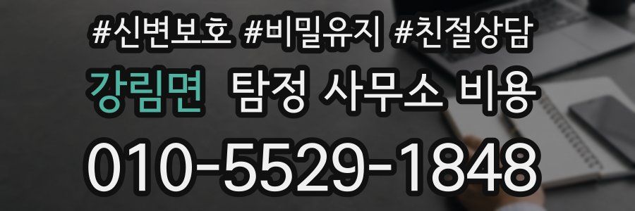 강림면 탐정 사무소 비용