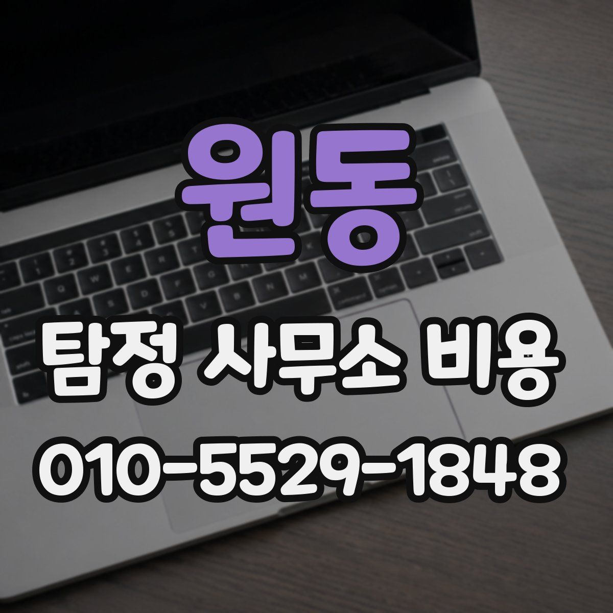 원동 탐정 사무소 비용