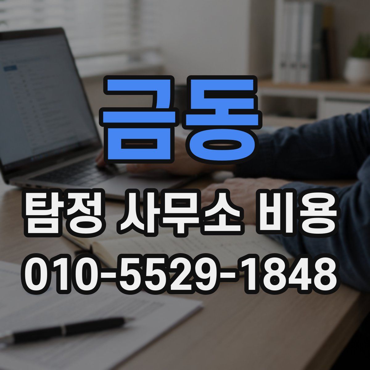 금동 탐정 사무소 비용