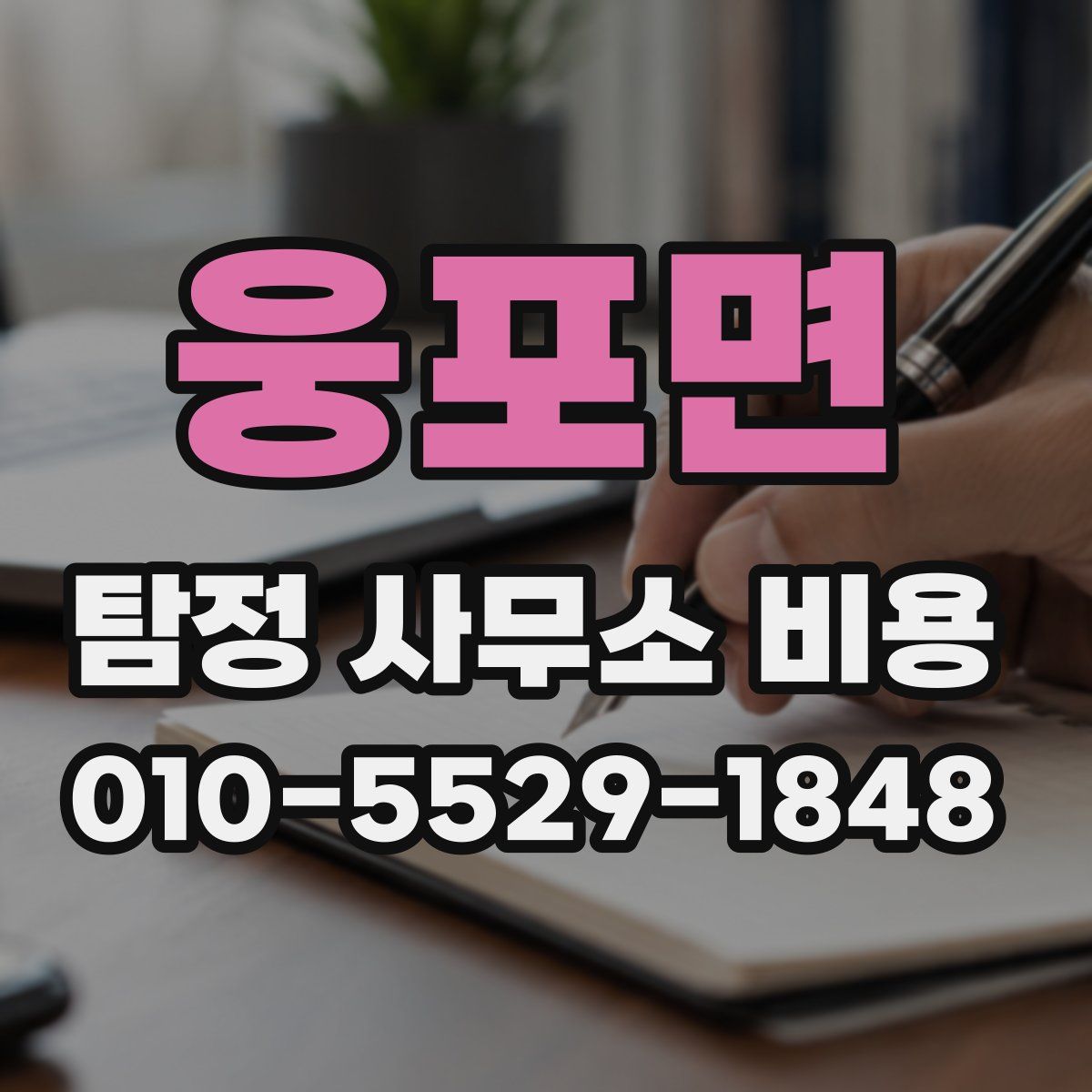웅포면 탐정 사무소 비용
