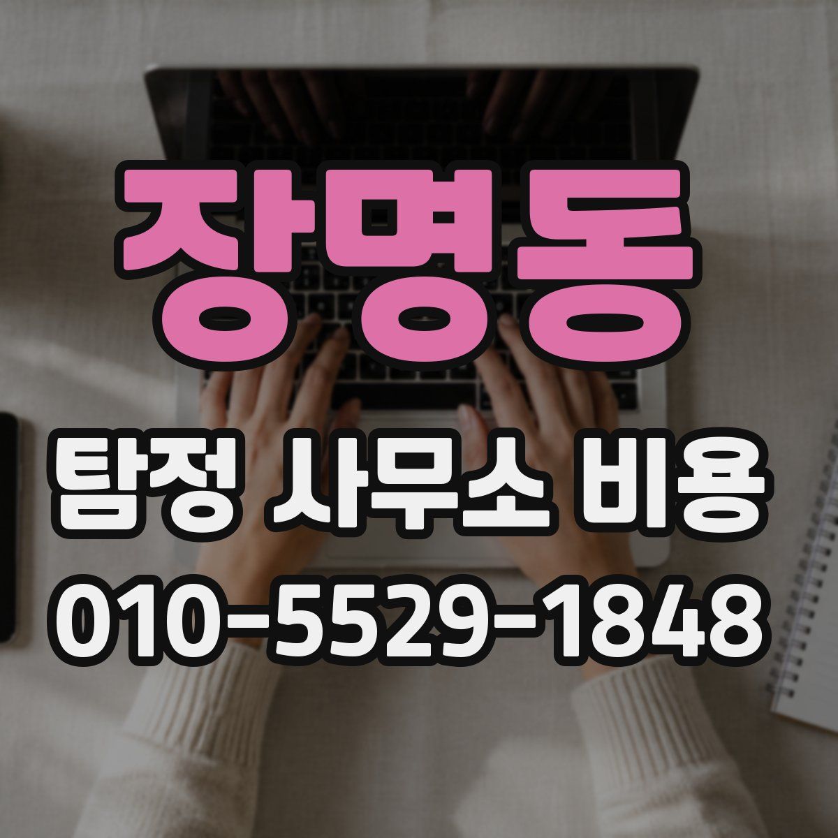 장명동 탐정 사무소 비용