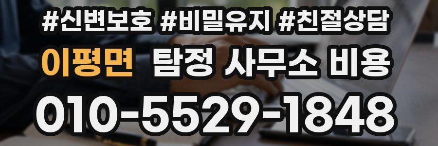 이평면 탐정 사무소 비용