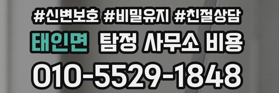 태인면 탐정 사무소 비용