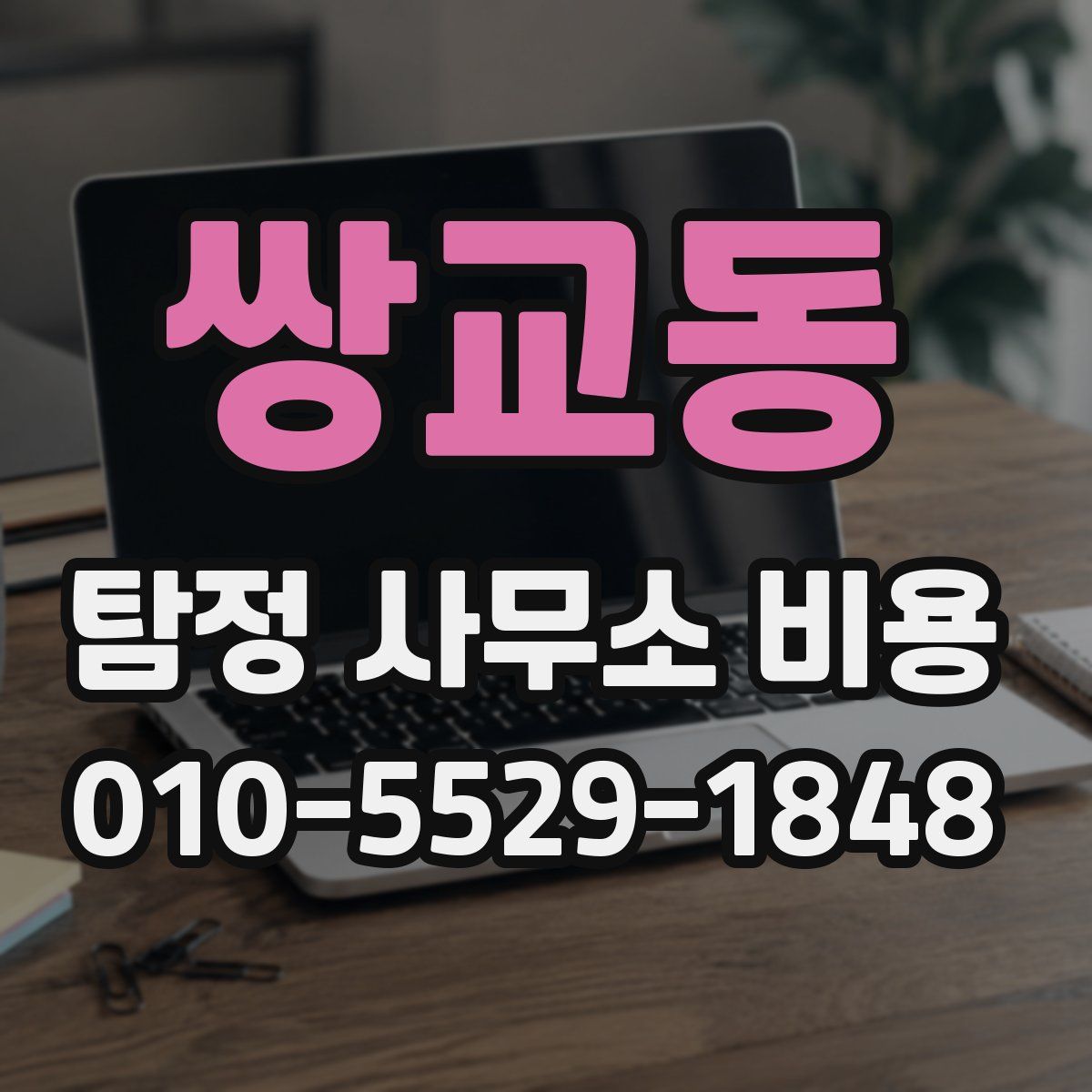 쌍교동 탐정 사무소 비용