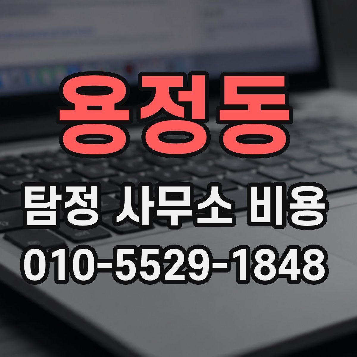 용정동 탐정 사무소 비용