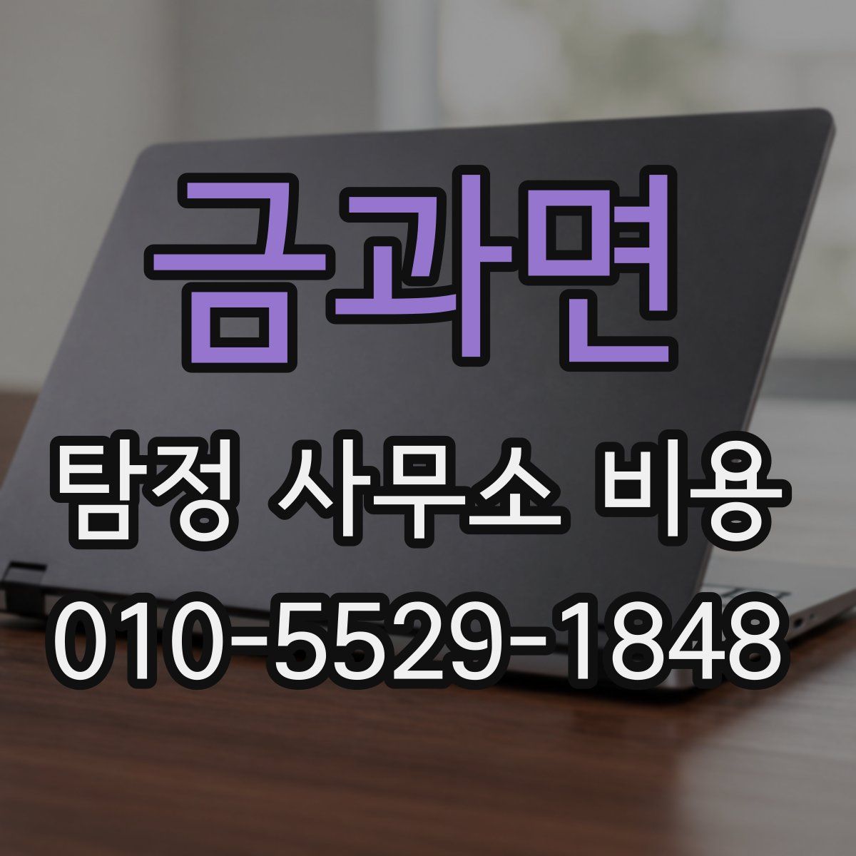 금과면 탐정 사무소 비용