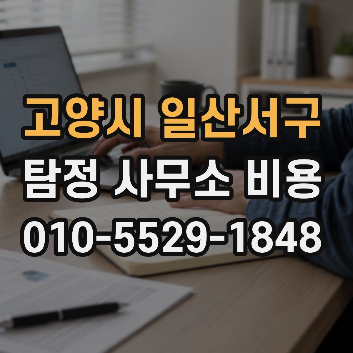 고양시 일산서구 탐정 사무소 비용