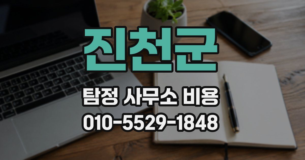 진천군 탐정 사무소 비용