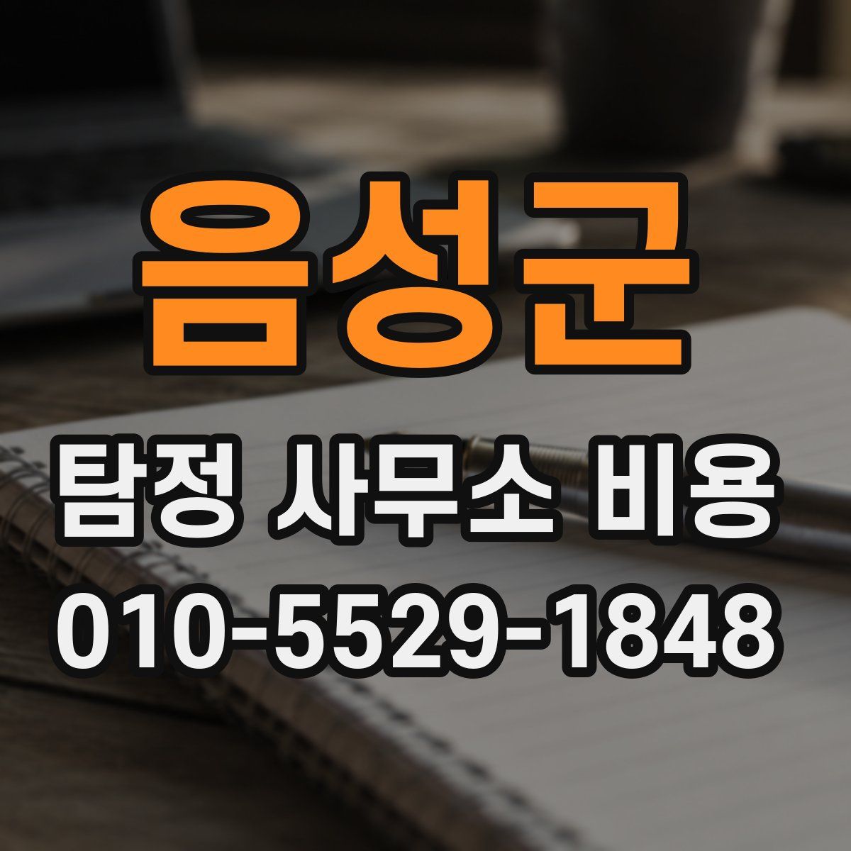 음성군 탐정 사무소 비용
