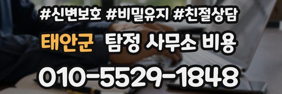 태안군 탐정 사무소 비용