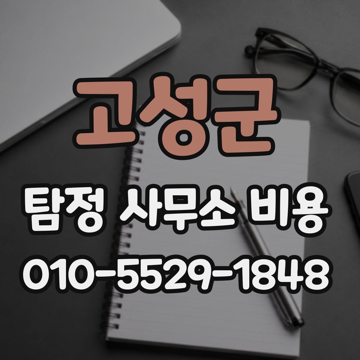 고성군 탐정 사무소 비용