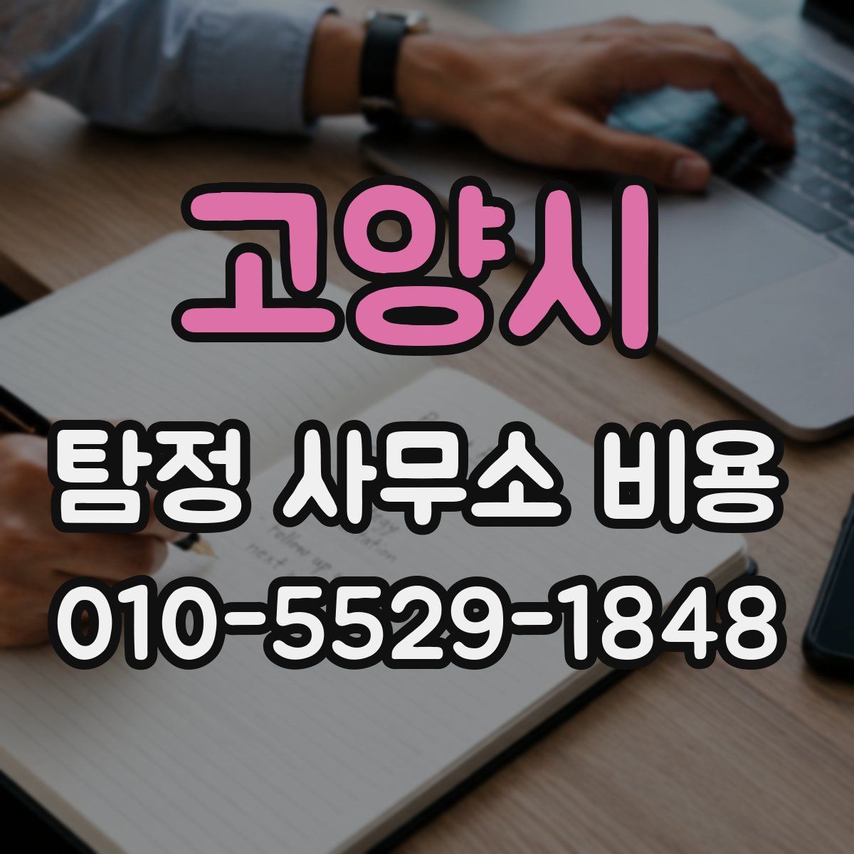 고양시 탐정 사무소 비용