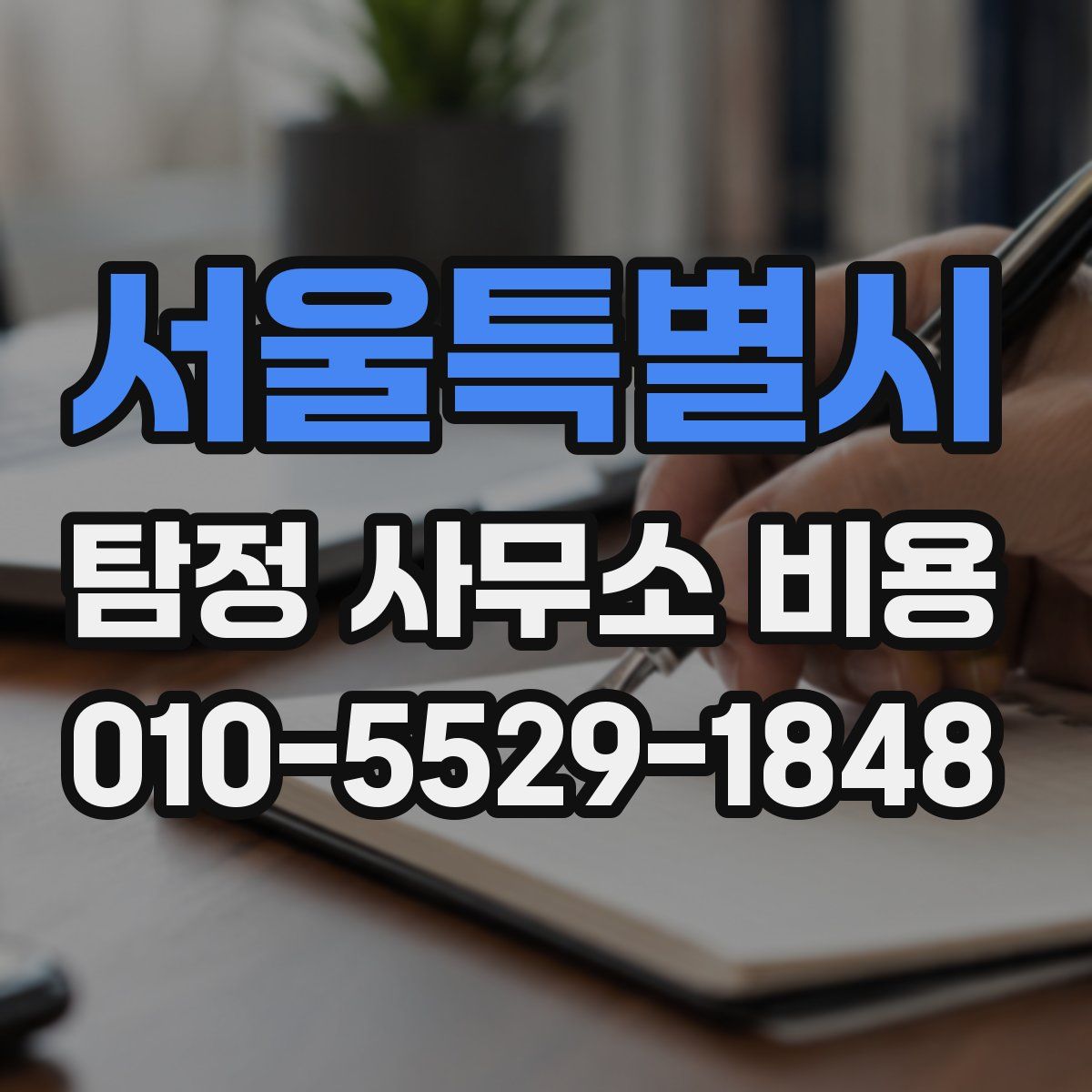 서울특별시 탐정 사무소 비용