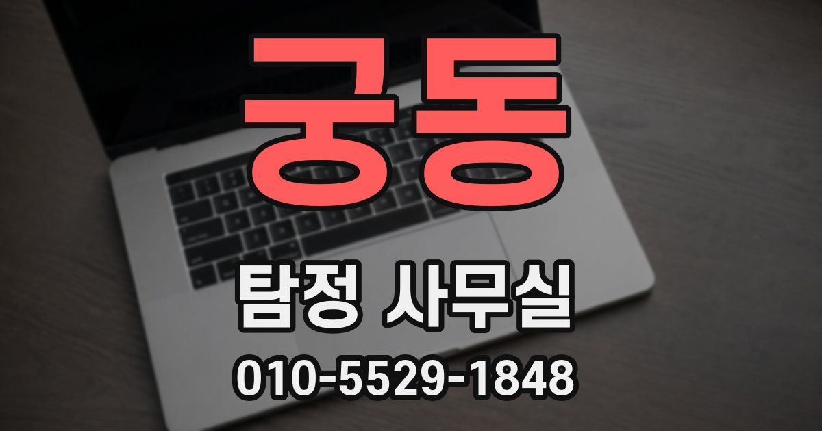 궁동 탐정 사무실