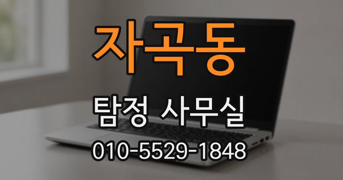 자곡동 탐정 사무실