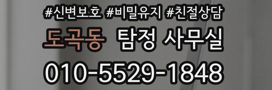 도곡동 탐정 사무실