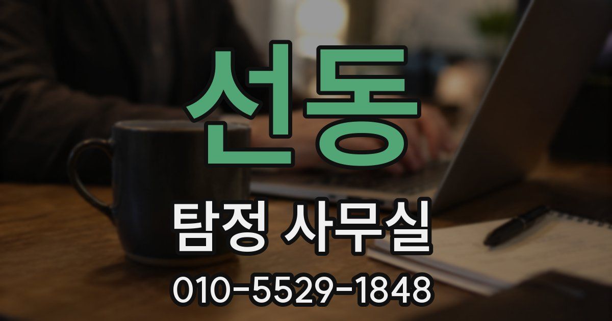 선동 탐정 사무실