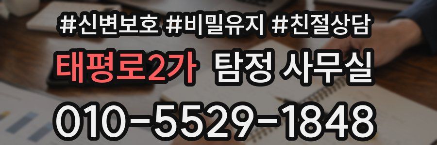 태평로2가 탐정 사무실