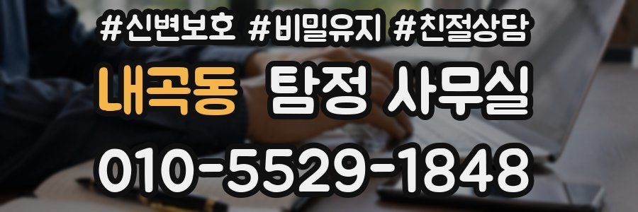 내곡동 탐정 사무실