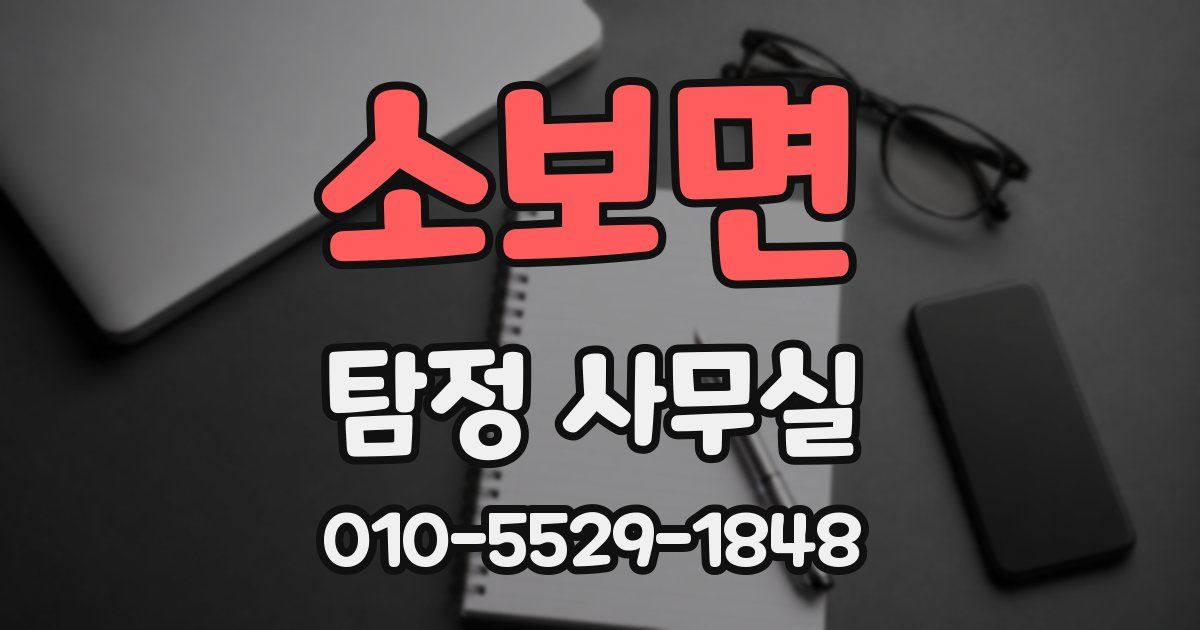 소보면 탐정 사무실